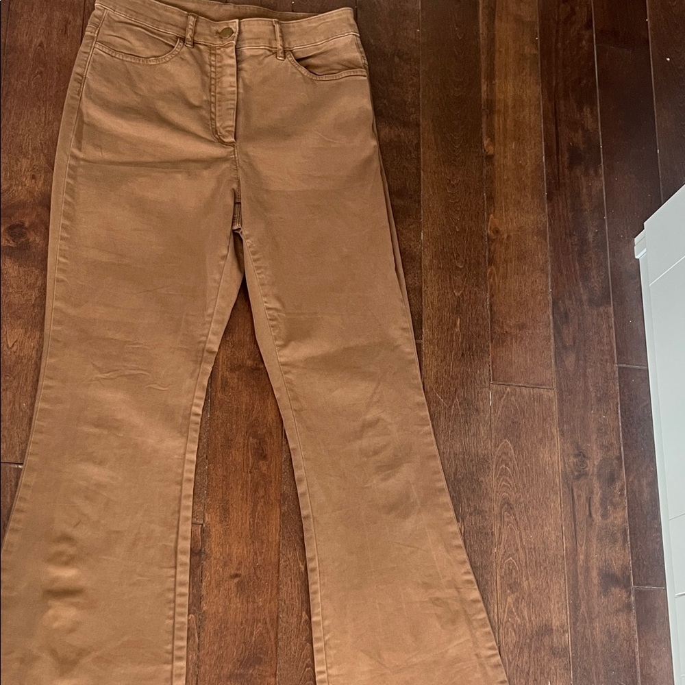 The group babaton cotton flare trousers size 4
